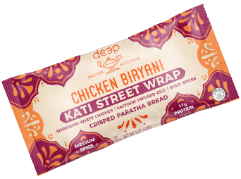 Chicken Biryani Kati Street Wrap