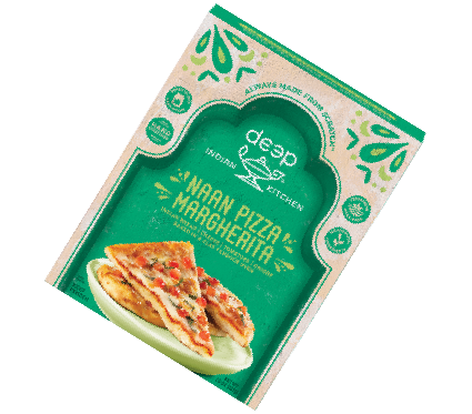 Margherita Naan Pizza