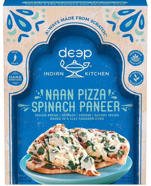 Naan Pizza Spinach Paneer