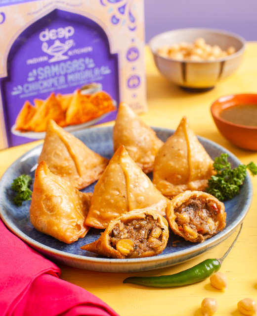 Chickpea Masala Samosas