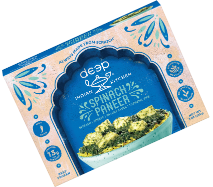 Spinach Paneer Product Shot